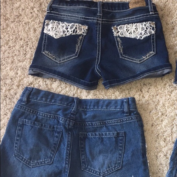 Girls bundle of jean shorts size 6 - Picture 5 of 5